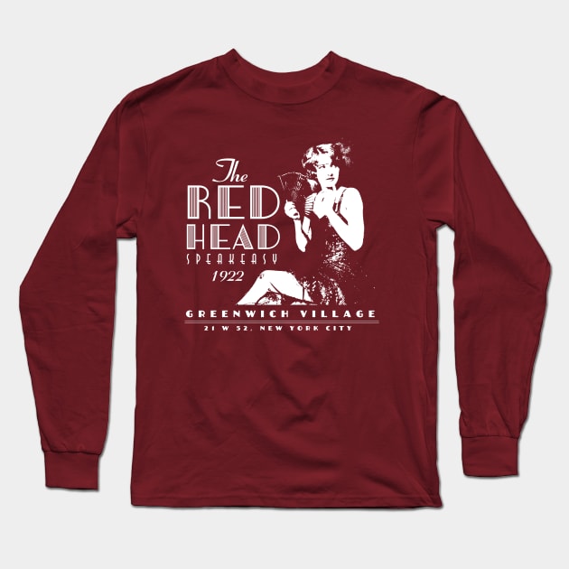 The Red Head Long Sleeve T-Shirt by MindsparkCreative